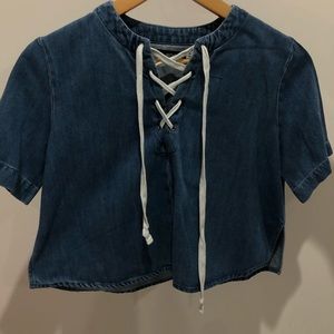 Denim shirt